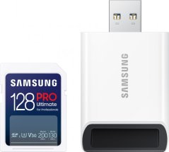 Samsung Pro Ultimate SDXC 128 GB UHS-I U3 V30 (MB-SY128SB/WW)