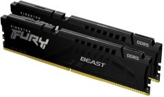 Kingston Kingston 64GB DDR5 6000MT/S CL30 DIMM/KIT OF 2 FURY BEAST Juodas XMP