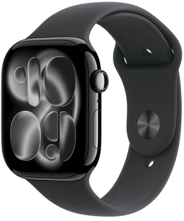 Apple Watch Series 11 OLED 42 mm Cyfrowy 374 x 446 px Ekran dotykowy 5G Tytan Wi-Fi GPS