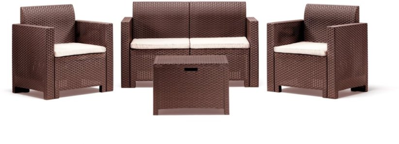Gardena Garden furniture set Set Nebraska 2 brown 8003723390672
