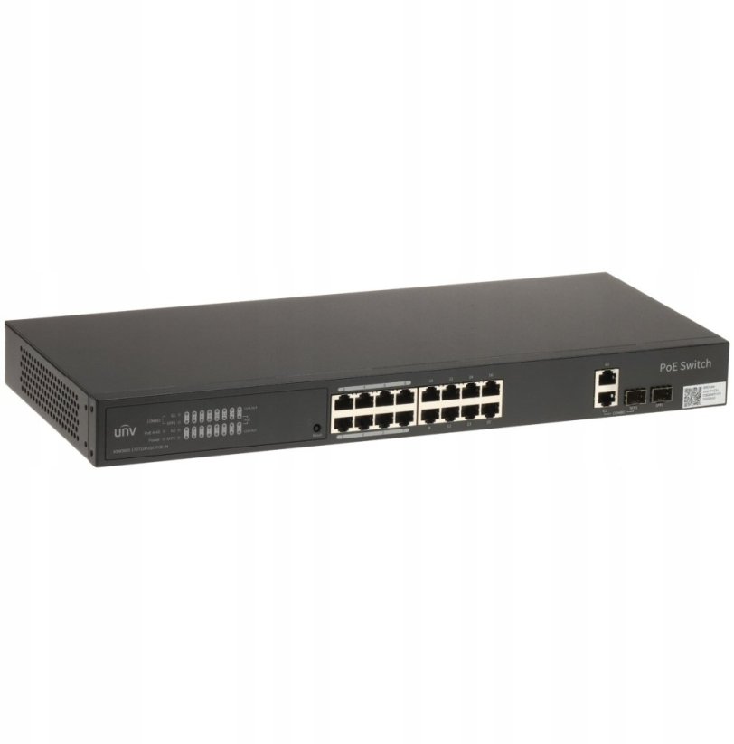 Uniview Zarządzalny switch przemysłowy POE 16-portowy SFP (NSW3000-17GT1GP1GC-POE-IN)