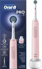 Oral-B Pro 3 Pink Cross Action Ružový