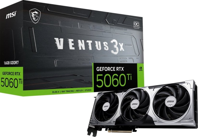 MSI GeForce RTX 5060 Ti Ventus 3X OC 16GB GDDR7 DLSS4