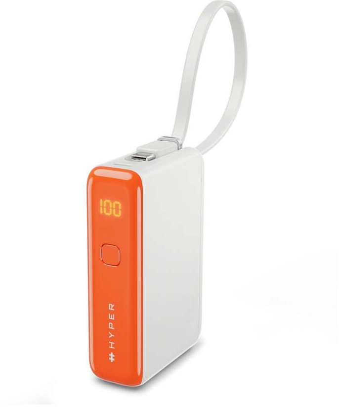 Targus Hyperhyperjuice Flex 10K 30W/Power Bank - Orange (HJ5401OGGL)