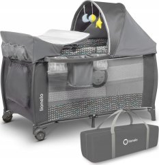 Lionelo Postieľka Sven Plus Grey Scandi