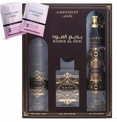 rokovtafa Bade'e Al Oud Amethyst Eau de Parfum 100ml + Deodorant Spray 200ml + Air Freshener 300ml