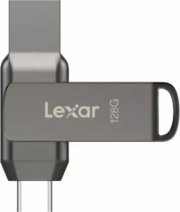Lexar Lexar JumpDrive Dual Drive D400 Type-C/Type-C & Type-A, up to 130MB/s read (USB 3.1) 128GB