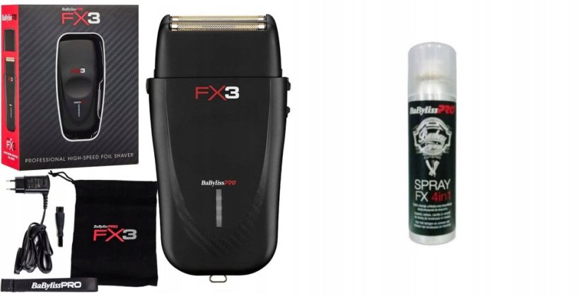 BaBylissPRO Golarka BaBylissPRO Pro 4Artists FX3 FXX3SBE + SprayFX 4W1 BBPRO 150ml