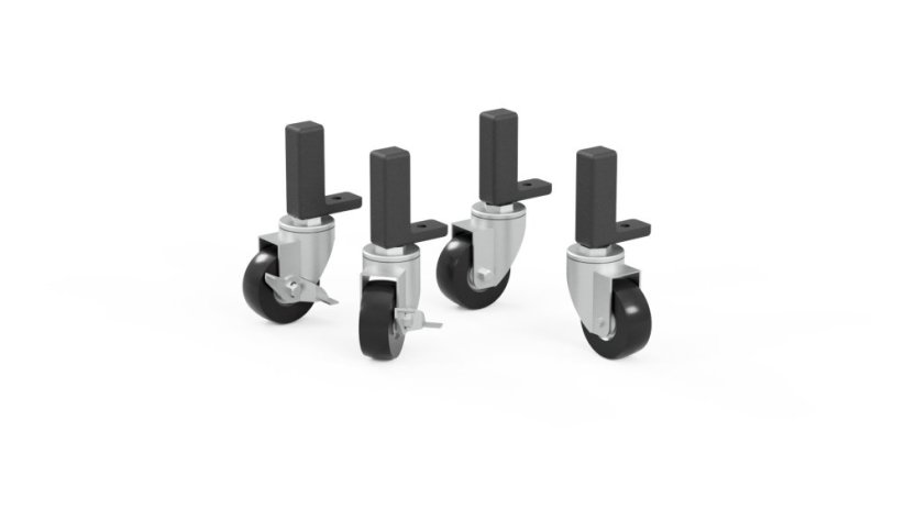 4smarts Sabelt Wheels Kit kółka do dużych obciążeń do symurokovora wyścigowego Čierny Sada 4