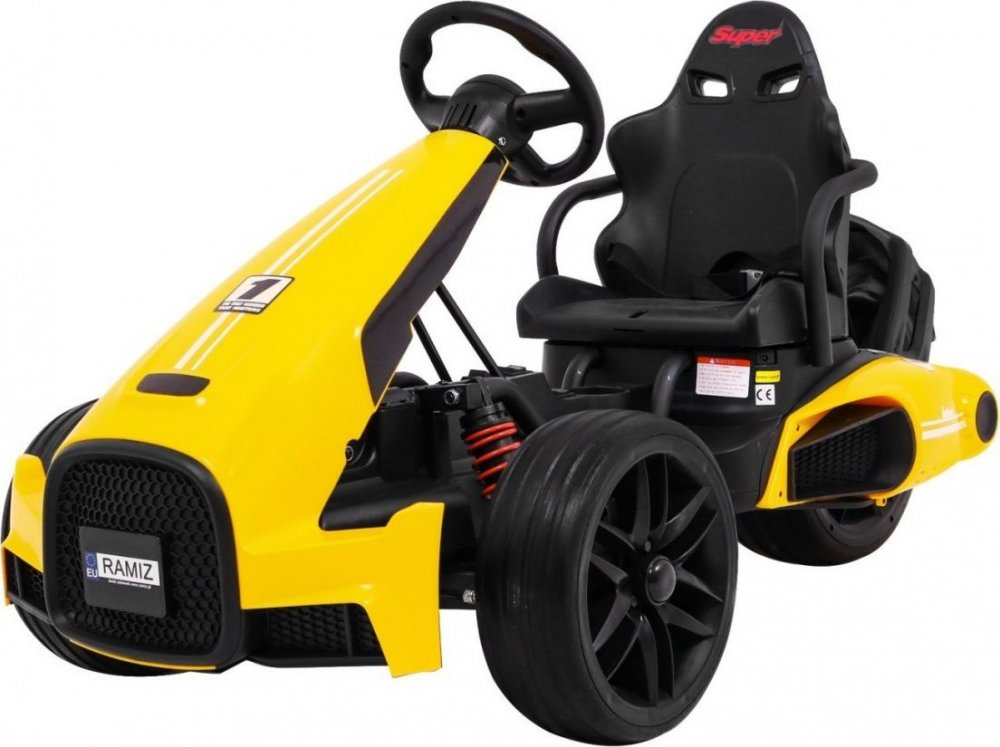 Ramiz elektrické autíčko motokára Bolid XR1 2021 žltá