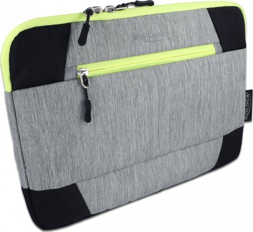 Delock DeLOCK 18410 Taška na Notebook 33,8 cm (13.3") Etui kieszeniowe Čierny, Sivý, Žltý