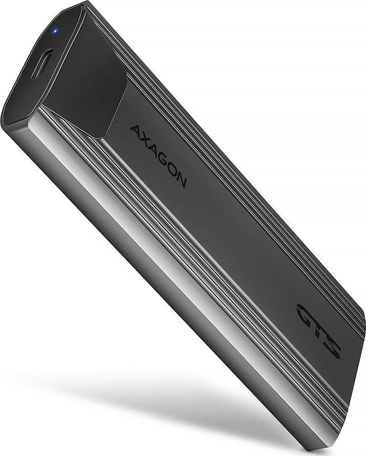 Axagon AXAGON EEM2-GTS2, 10Gbps USB-C - M.2 NVMe & SATA SSD metalowy THIN box, bezśrubowy