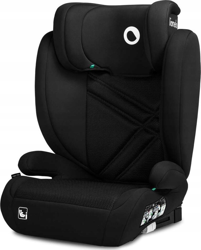 Lionelo AutosedačkaHUGO I-SIZE BLACK CARBON 15-36KG 100-150CM