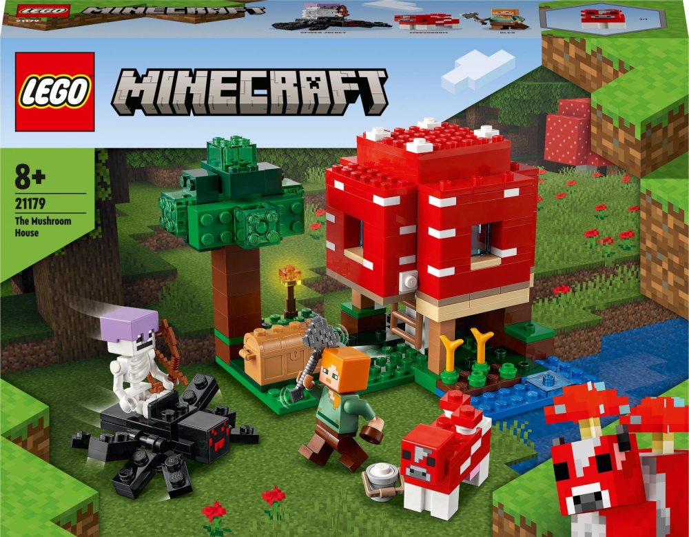 LEGO Minecraft Dom w grzybie 6ks (21179)