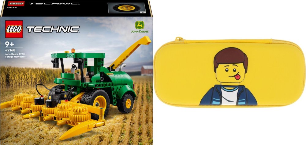 LEGO Technic John Deere 9700 Forage Harvester (42168) + piórnik Lego