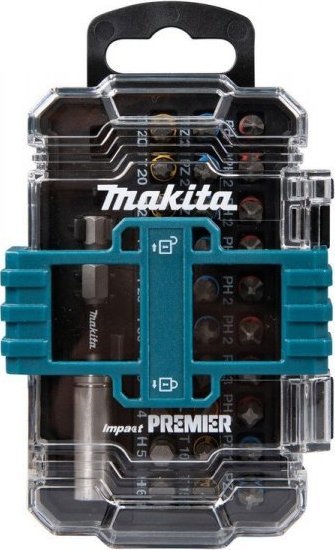 Makita MAKITA Sada KOŃCÓWEK+ držiak 31elem.