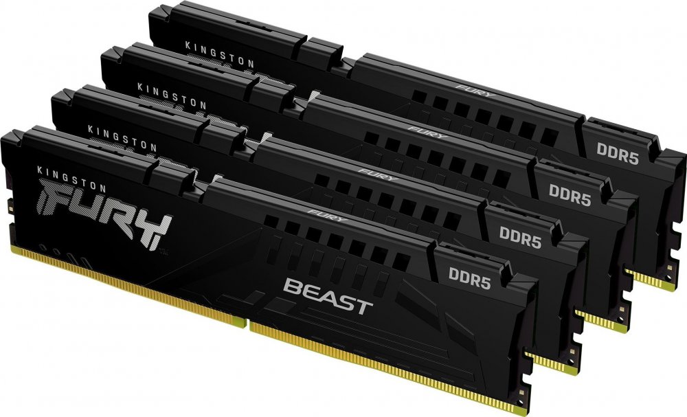 Kingston Fury Beast, DDR5, 128 GB, 5600MHz, CL40 (KF556C40BBK4-128)