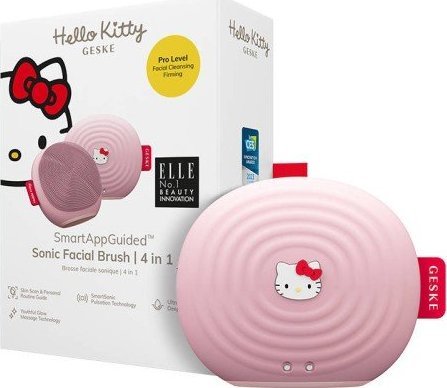 Geske Kefka sonická na čistenie tváre 4w1 Geske z Aplikacją (Hello Kitty Ružový)