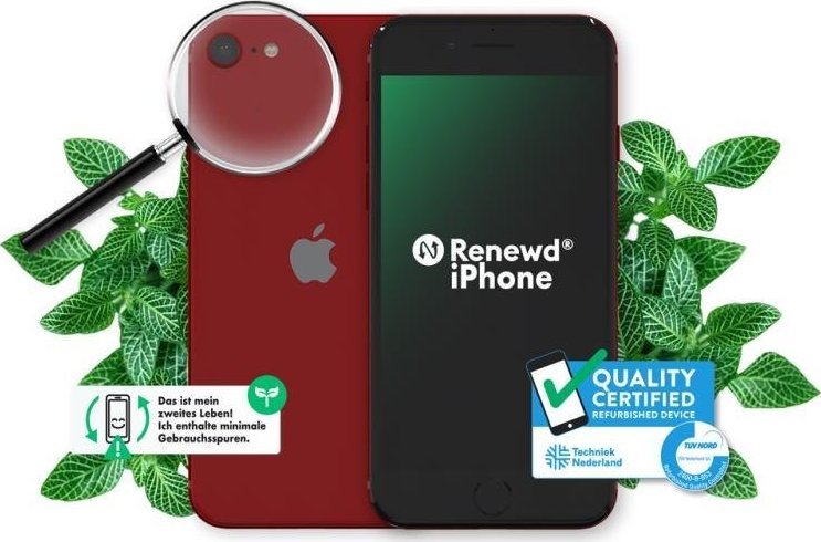 Apple MOBILE PHONE IPHONE SE 2022/RED RND-P266128 APPLE RENEWD