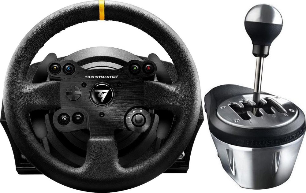 Thrustmaster TX Leather Edition (4460133) + Lewarek TH8A (4060059)