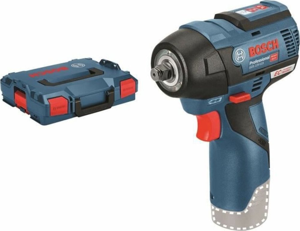 Bosch Bosch cordless impact wrench GDS 12V-115 Professional solo, 12Volt (blue / black, L-BOXX, without battery and charger)