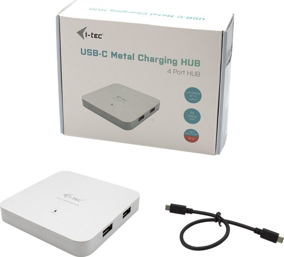 I-TEC 1x USB-C  + 4x USB-A 3.0 (C31HUBMETAL4)
