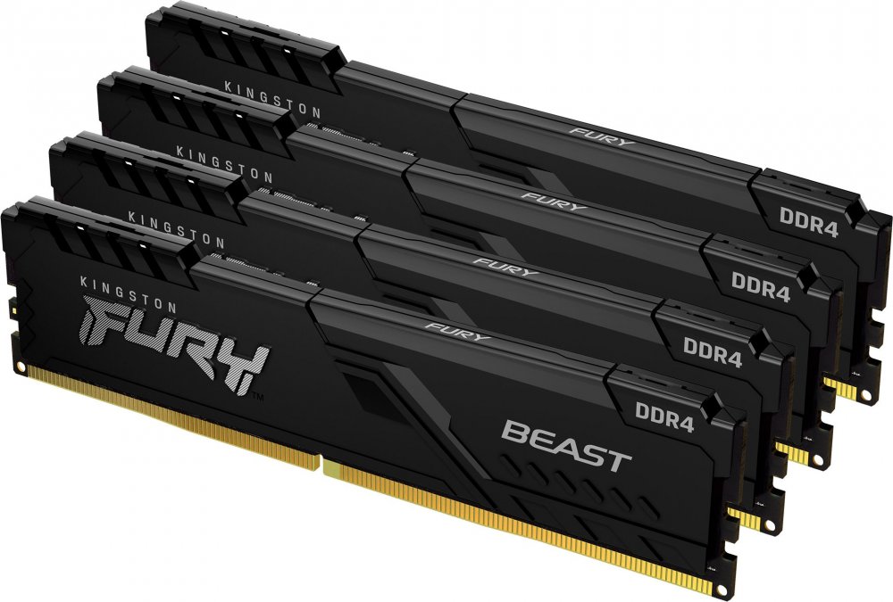 Kingston Fury Beast, DDR4, 128 GB, 3600MHz, CL18 (KF436C18BBK4/128)