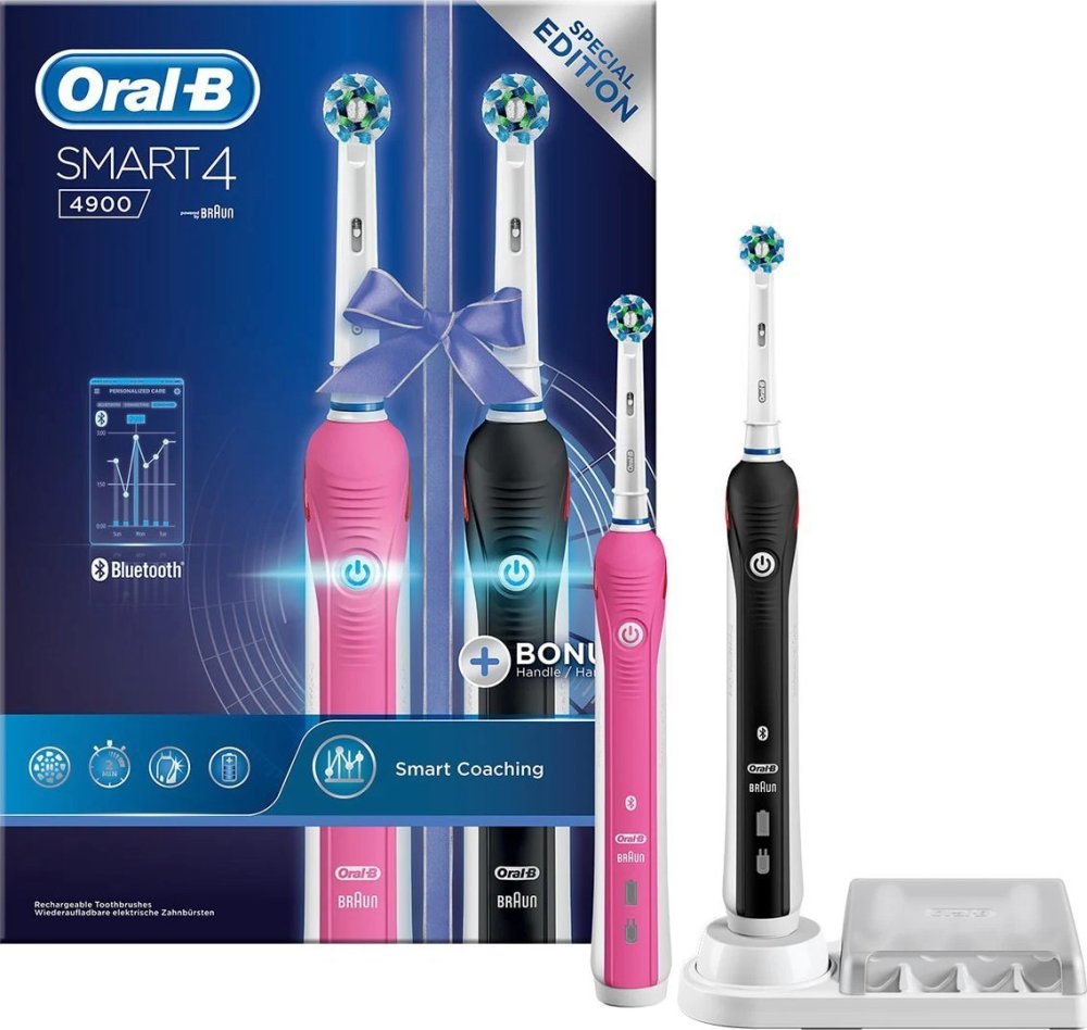 Oral-B Smart 4 4900 Duo Pink/Black