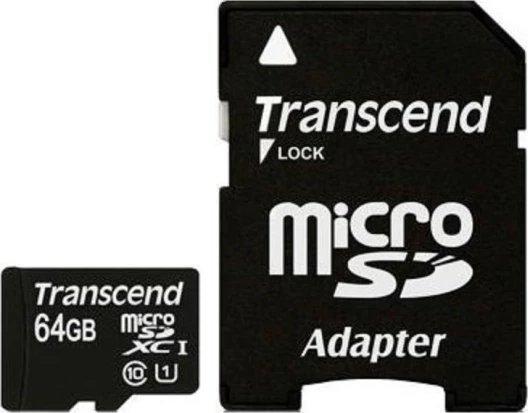 Transcend MicroSDXC 64 GB Class 10 UHS-I  (TS64GUSDXC10)