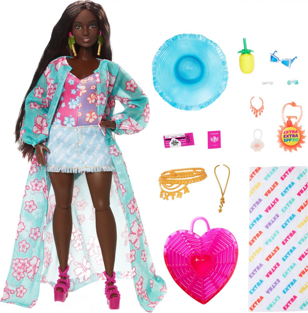 Mattel Extra Fly Bábika Plażowa (HPB14)