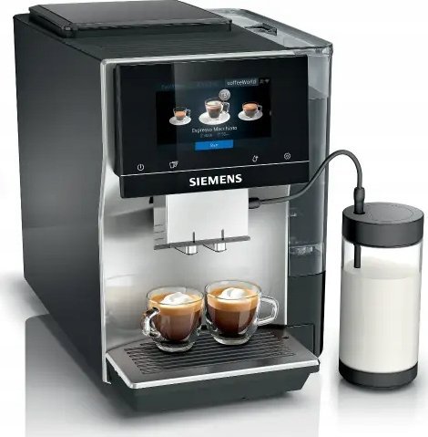 Siemens Siemens EQ700 TP715R07 Bean to Cup Coffee Machine - Silver Metallic
