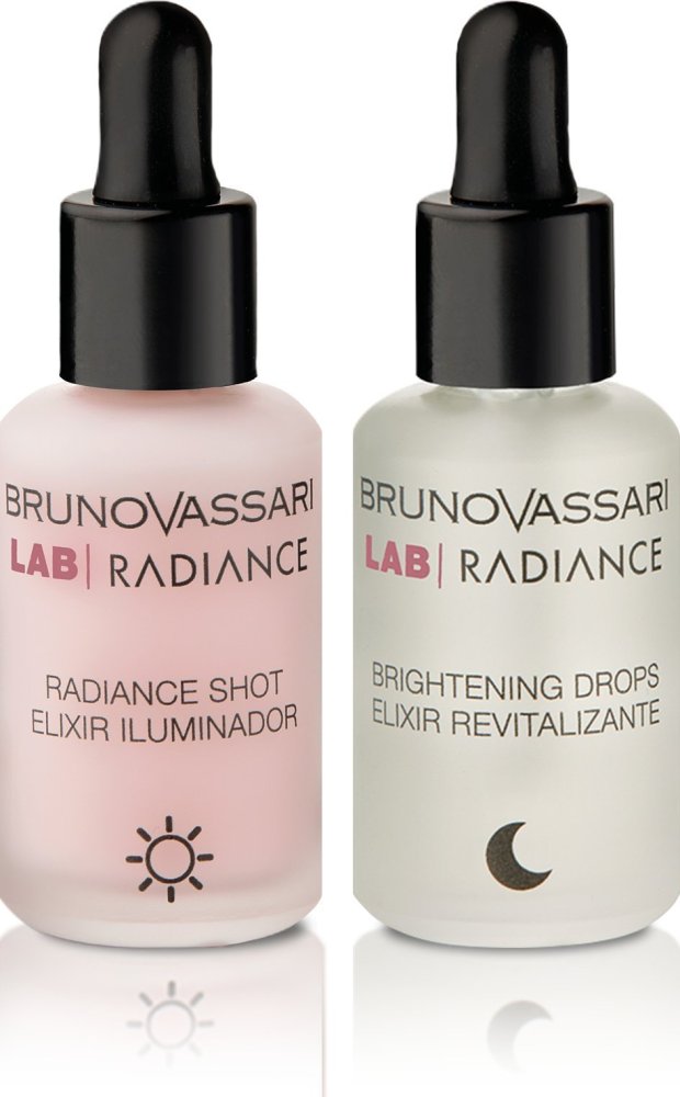 Bruno Vassari Instant Glow Beauty Set Bruno Vassari: Lab Radiance, Anti-Ageing, Night, Serum, For Face, 30 ml + Lab Radiance, Illuminating, Day, Serum, For Face, 30 ml For Women