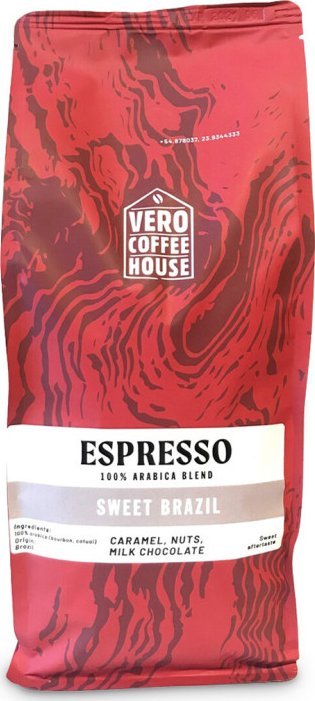 Vero Coffee House Coffee beans VERO COFFEE Sweet Brazil, 1kg