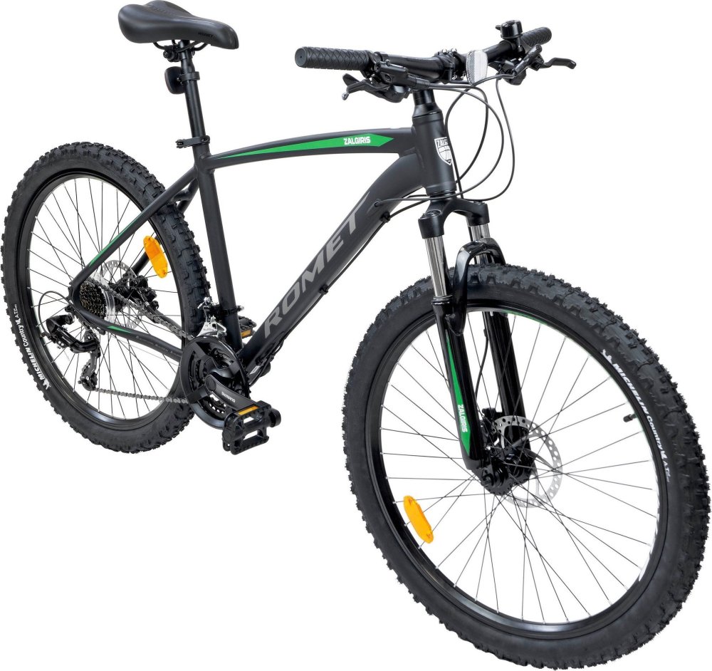 Romet Dviratis Romet ŽALGIRIS R6 black-green-20" / XL (Dydis: 20" / XL)