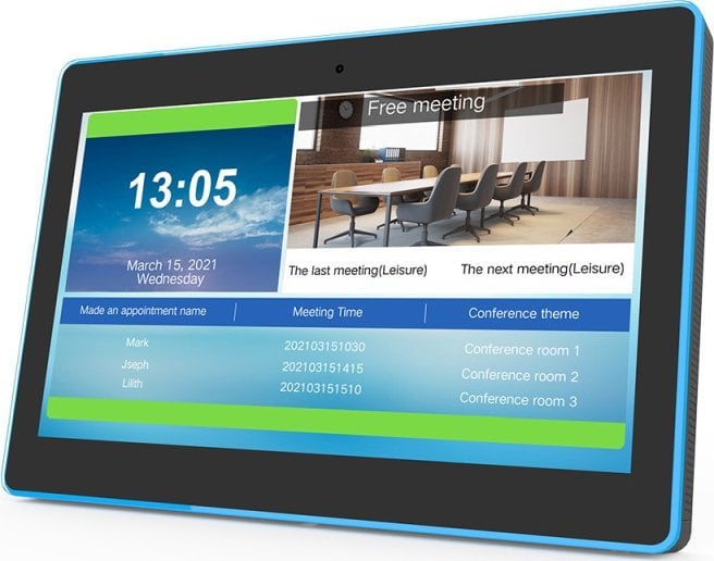 Allnet ALLNET Meetingraum RGB LED Tablet 13 Zoll RK3399 Android 10 und NFC/RFID schwarz