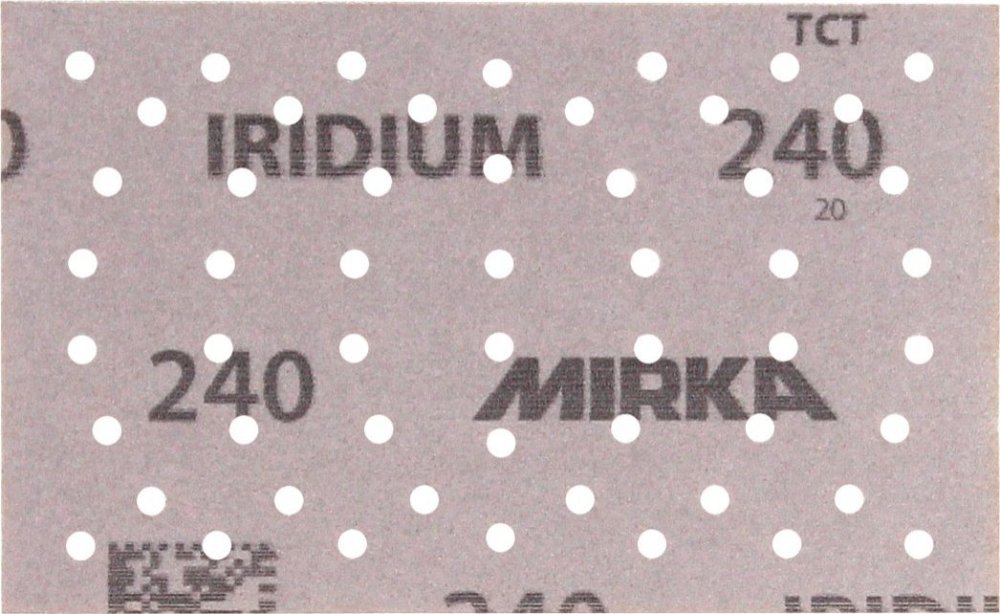 Mirka MIRKA IRIDIUM PAPER 81x133 OPEN. GR.240 54 HOLES/100 pcs