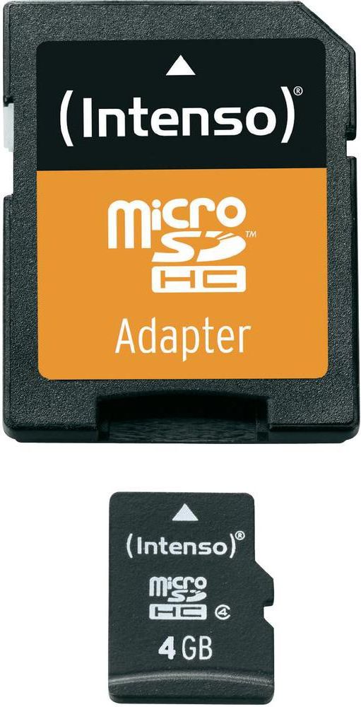Intenso MicroSDHC 4 GB Class 4  (3403450)