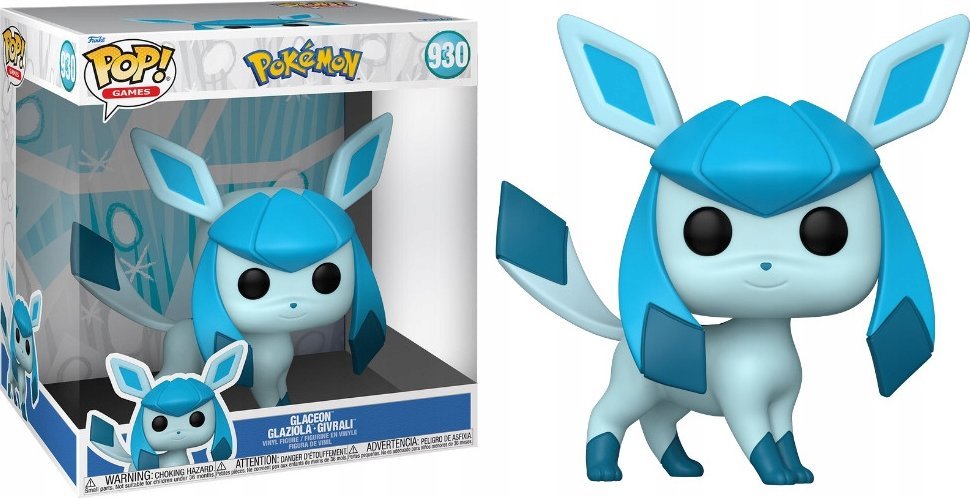 XXX_Funko (właściwy Funko Pop) Funko! POP 10" Pokemon Glaceon EMEA