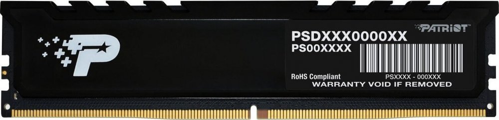 Patriot Signature Premium 16GB 5600 MHz černá DDR5 CL46 NON-ECC Unbuffered 1.2V PSP516G560081H1