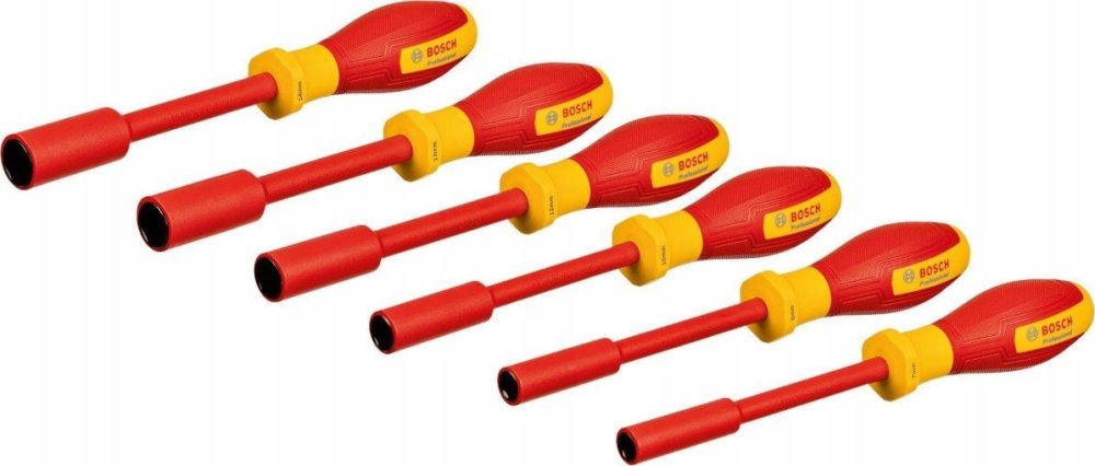 Bosch zestaw klucz nasadowy VDE 1000V 6szt