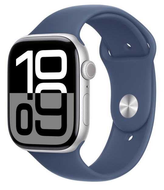 Apple Watch 10 GPS + Cellular 42mm Silver Alu M/L  blue