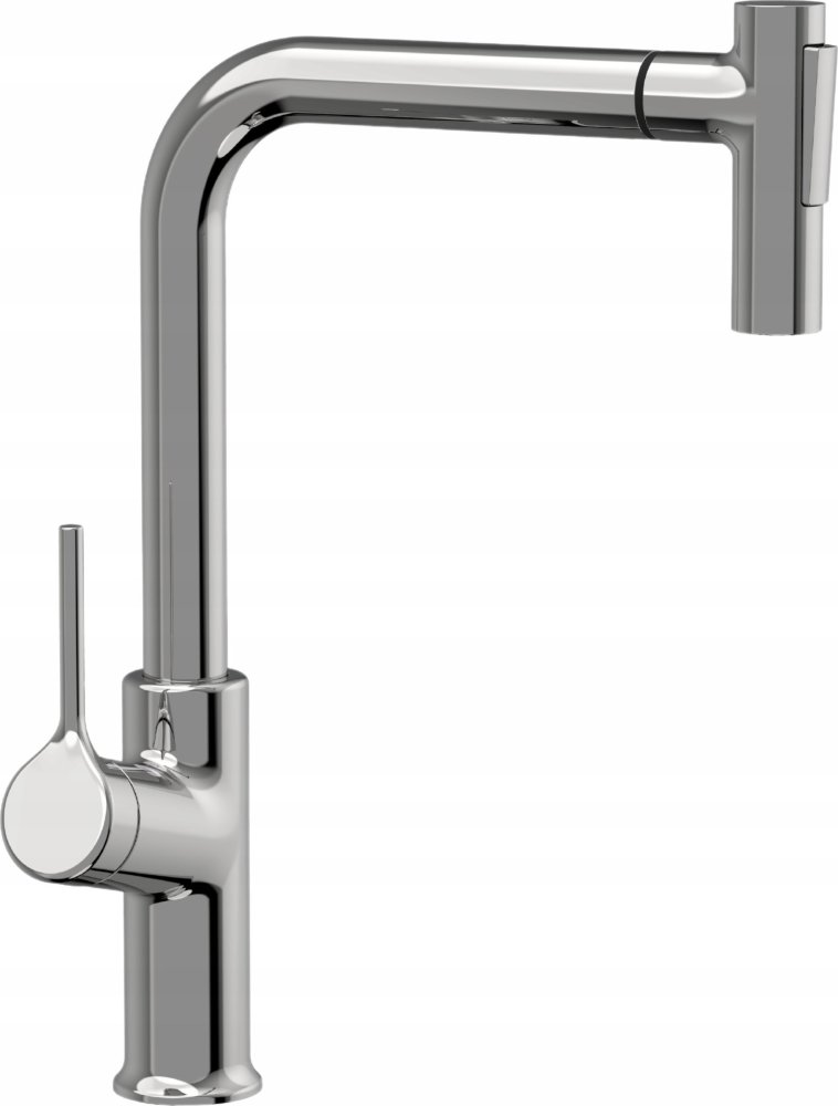 Invena Sink mixer INVENA FARSALA, with pull-out spout, chróme color.