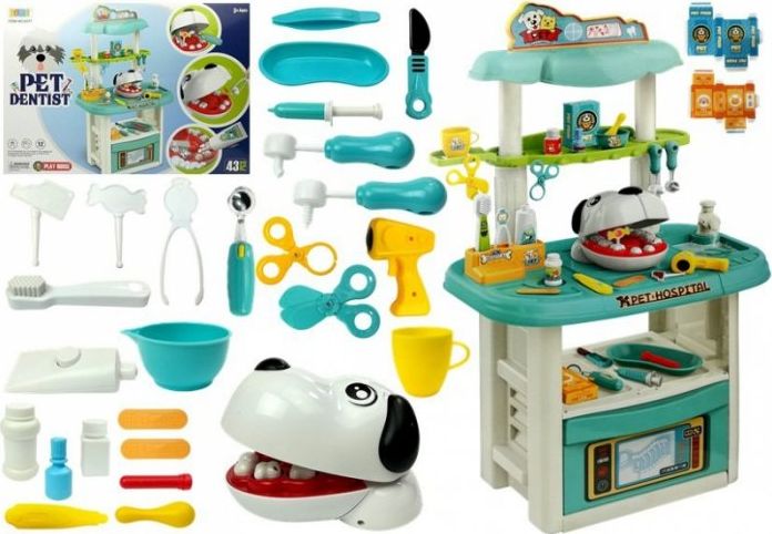 Lean Sport Sada Weterynarz Dentysta Pre Psa Stolik 43 elementy