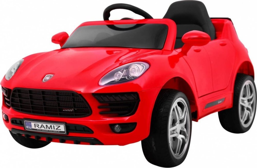 Ramiz Auto Na akumulátor Turbo-S Červený Pilot Wolny Start Koła EVA Radio MP3