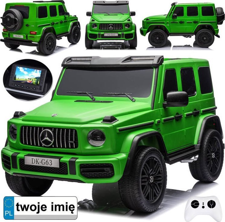Jokomisiada Auto na akumulátor Mercedes G klasa 63 AMG 4x4 Panel Radio 2osoby 24V
