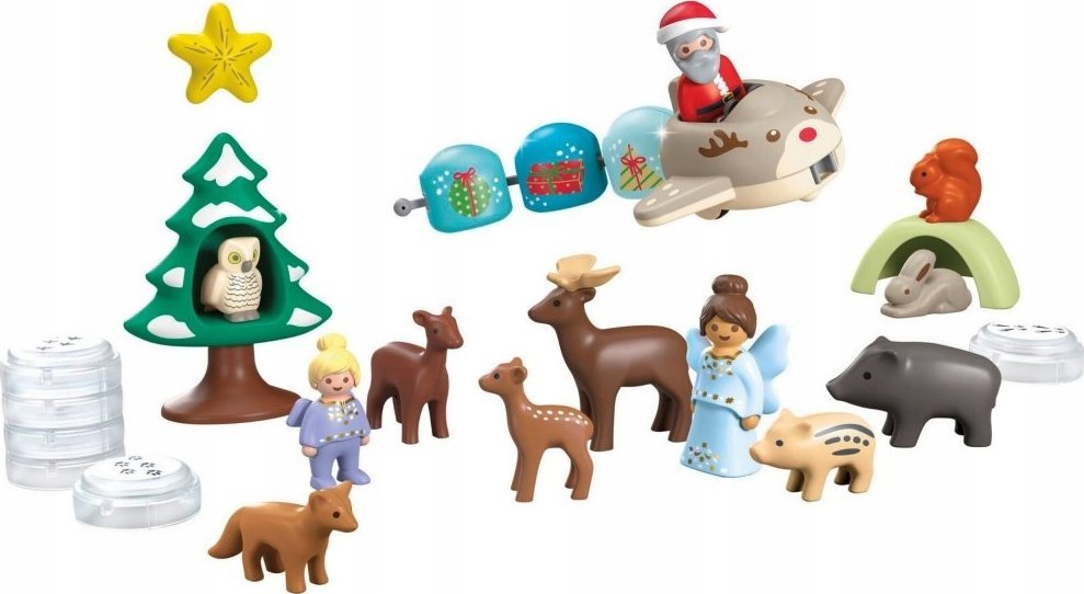 Playmobil PLAYMOBIL 70297 Junior: Advent Calendar Snow Christmas, construction toy