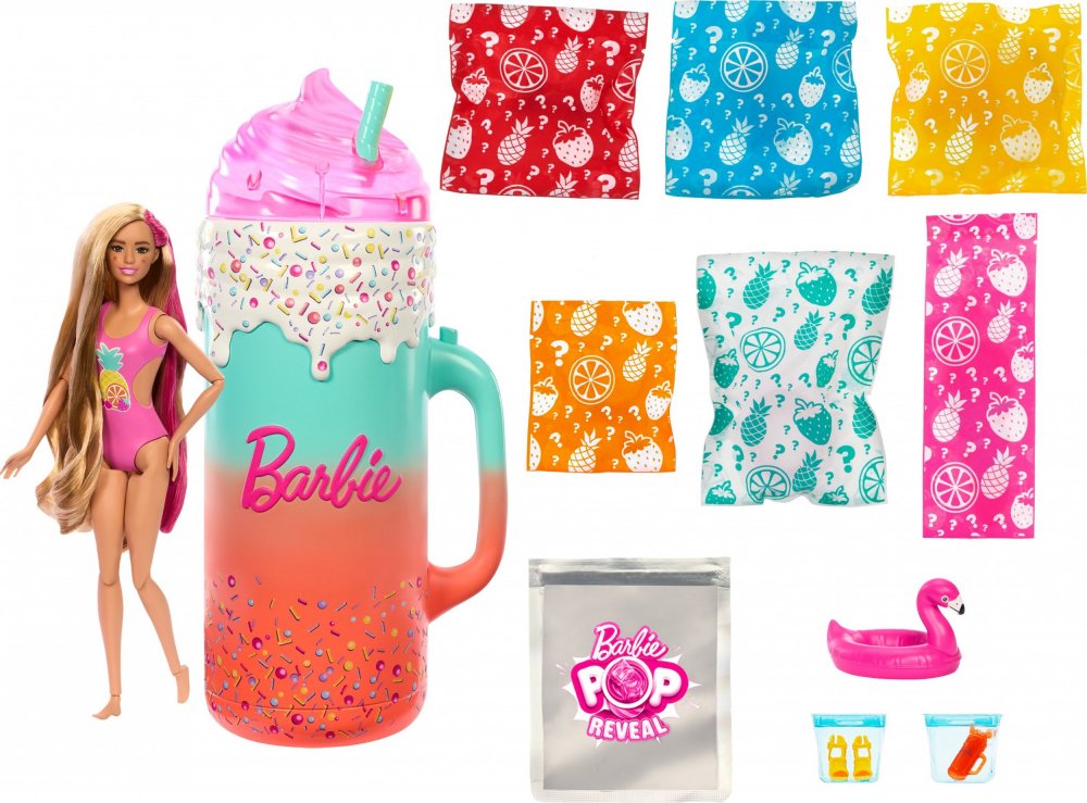 Mattel Pop Reveal Zestaw prezentowy Tropikalne smoothie HRK57