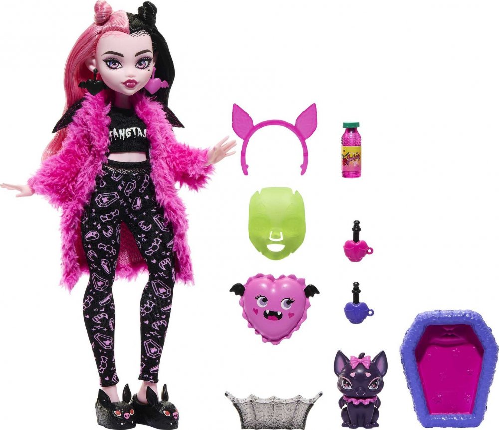 Mattel Monster High Draculaura - PiżamaParty HKY66