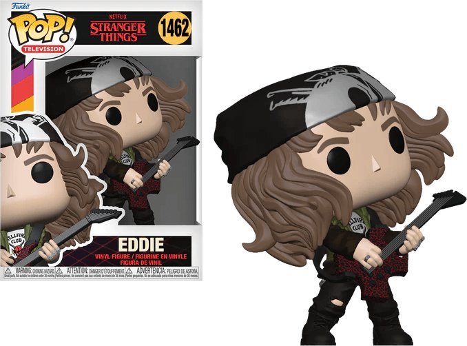 Funko Pop funko pop! stranger things s4 - pop tv n 1462 - hunter eddie with guitar