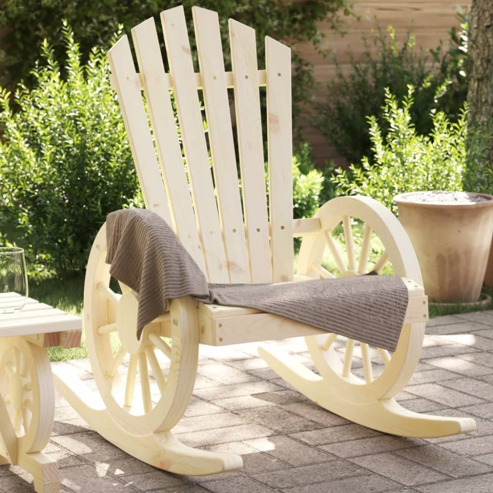 vidaXL kreslá bujane Adirondack, 2 ks, lite drevo jodłowe Lumarko!